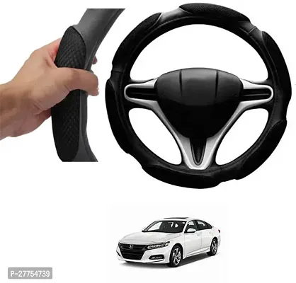 Car Steering Cover Black 6G Skidproof For Honda Accord