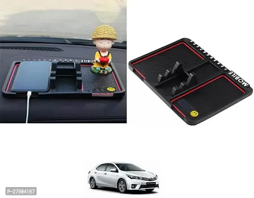 Car Dashboard Anti Slip Skid PVC Pad Mat with Mobile Phone Holder For Toyota Altis