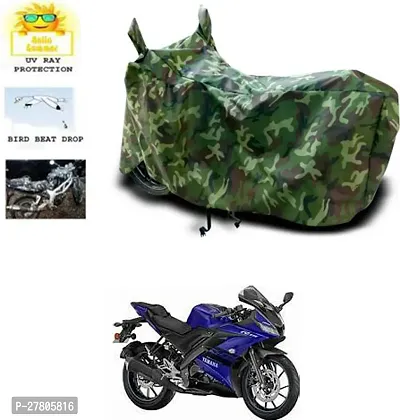 Designer Bike Body Cover Jungle Green For Yamaha R15