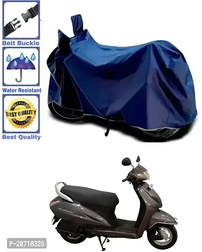 RONISH Waterproof Bike Cover/Two Wheeler Cover/Motorcycle Cover (Navy Blue) For Honda Activa 3G