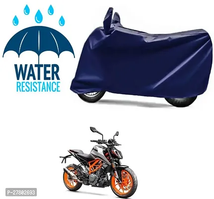 Designer Bike Body Cover Navy Blue For Ktm 390 Duke