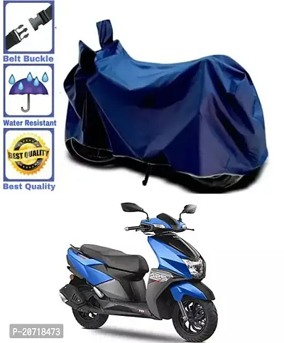 RONISH Waterproof Bike Cover/Two Wheeler Cover/Motorcycle Cover (Navy Blue) For TVS Ntorq 125-thumb0