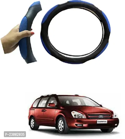 RONISH Car Steeing Cover/Black,Blue Steering Cover For Kia Grand Carnival-thumb0