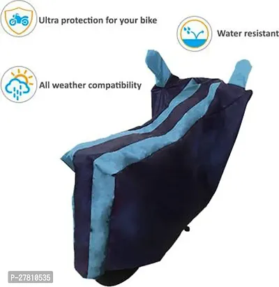 Classic Bike Body Cover Blue For Bajaj Pulsar AS 150-thumb3