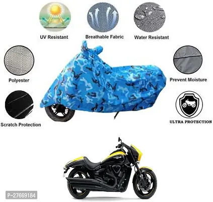 Water Resistant Polyester Bike Cover For Suzuki Intruder M1800R