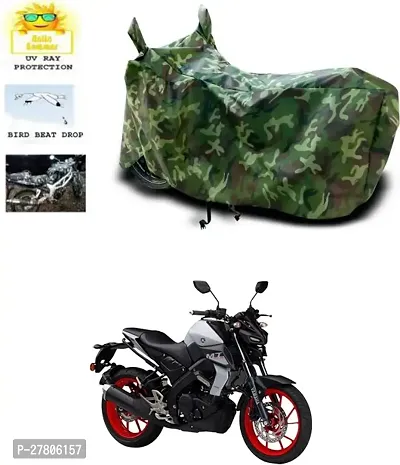 Designer Bike Body Cover Jungle Green For Yamaha Mt-15