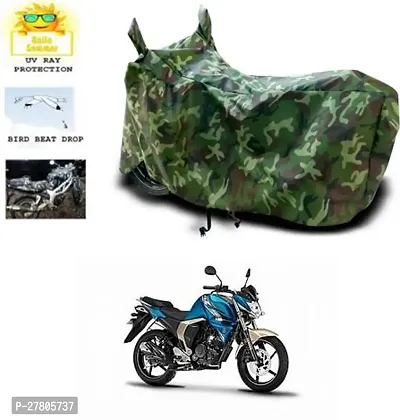 Designer Bike Body Cover Jungle Green For Yamaha Fz-S