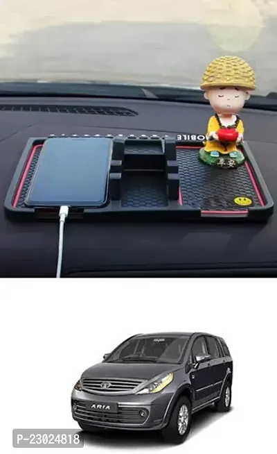 Car Dashboard Pad Mat/Car Mat/Car Cell Phone Holder Mat For Tata Aria