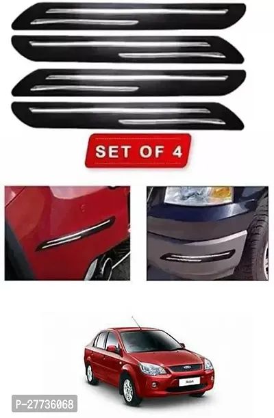 Protective Silicone Car Bumper Protector Guard For Ford Ikon-Pack Of 4