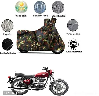 Protective Polyester Bike Body Covers For Royal Enfield Electra-thumb0