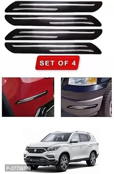 Protective Silicone Car Bumper Protector Guard For Mahindra XUV 700-Pack Of 4