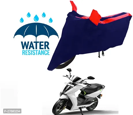 Designer Bike Body Cover Red And Blue For Ather 450