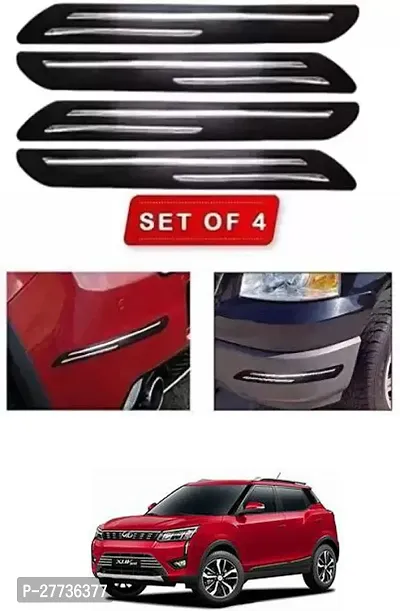 Protective Silicone Car Bumper Protector Guard For Mahindra XUV 300-Pack Of 4