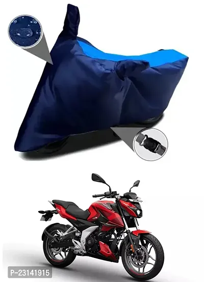 RONISH Waterproof Two Wheeler Cover (Black,Blue) For Bajaj Pulsar N160_t51-thumb0