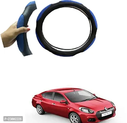 RONISH Car Steeing Cover/Black,Blue Steering Cover For Renault Scala