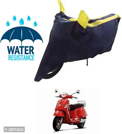 Stylish Waterproof Two Wheeler Cover For Piaggio Vespa Motorcycle-thumb0