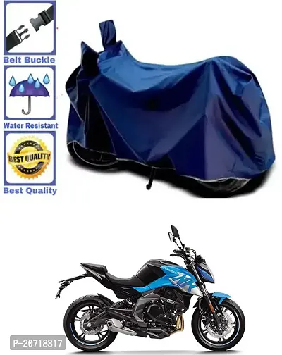 RONISH Waterproof Bike Cover/Two Wheeler Cover/Motorcycle Cover (Navy Blue) For CFMoto 400NK
