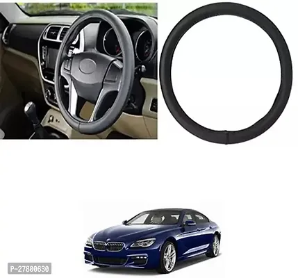 Designer Car Steering Cover Round Black For Bmw 6 Series