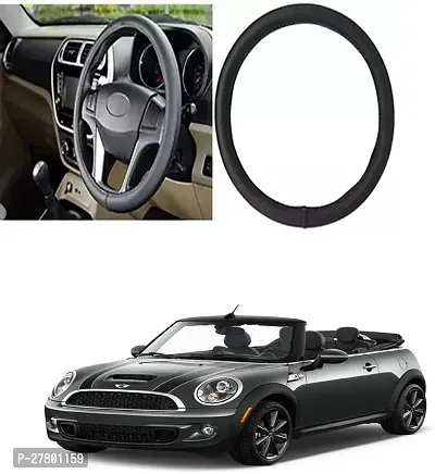 Designer Car Steering Cover Round Black For Mini Cooper Cooper Convertible