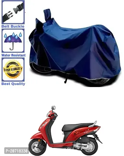 RONISH Waterproof Bike Cover/Two Wheeler Cover/Motorcycle Cover (Navy Blue) For Honda Activa i