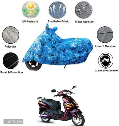 Protective Polyester Bike Body Covers For TVS Electric Optima