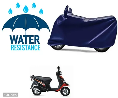 Splendid Waterproof Polyester Two Wheeler Cover Suitable For TVS Scooty Streak Bikes