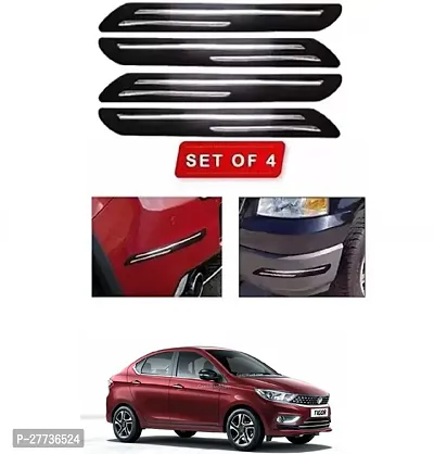 Protective Silicone Car Bumper Protector Guard For Tata Tigor Facelift-Pack Of 4