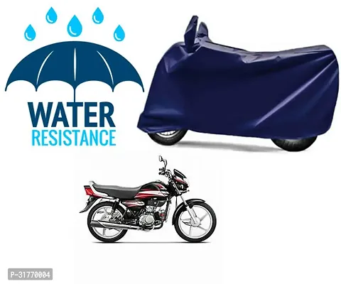 Splendid Waterproof Polyester Two Wheeler Cover Suitable For Hero HF Deluxe Bikes