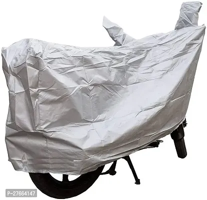 Stylish Silver Matty Hero Passion Bike Cover-thumb2