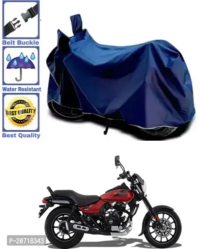 RONISH Waterproof Bike Cover/Two Wheeler Cover/Motorcycle Cover (Navy Blue) For Bajaj Avenger 160 Street