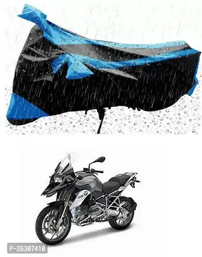 RONISH Two Wheeler Cover (Black,Blue) Fully Waterproof For BMW R 1200 GS