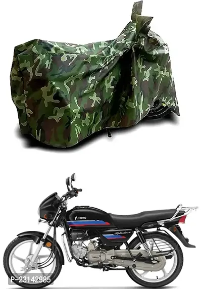 RONISH Dust Proof Two Wheeler Cover (Multicolor) For Hero Splendor Plus_a78