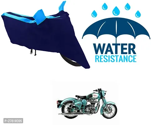 Classic Bike Body Cover Blue For Royal Enfield Bullet 350