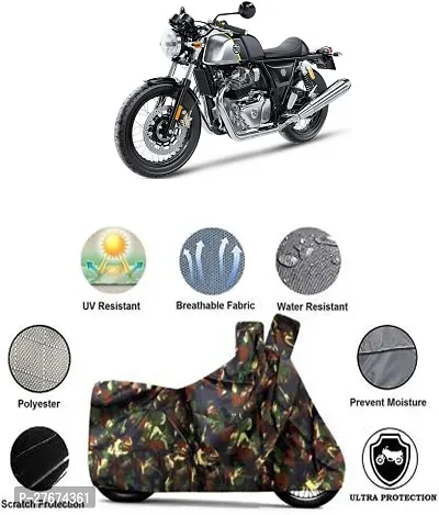 Dust and Water Resistant  Polyester Royal Enfield Continental GT Bike Cover