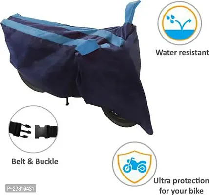 Classic Bike Body Cover Blue For Bajaj Discover 100 DTS-i-thumb4