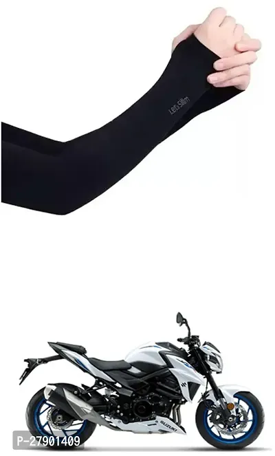 Stylish Breathable and Stretchable Arm Sleeve With Thumb Hole For Suzuki GSX-S750