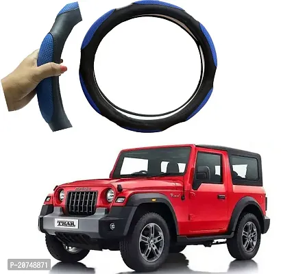 Car Steering Wheel Cover/Car Steering Cover/Car New Steering Cover For Mahindra Thar-thumb0