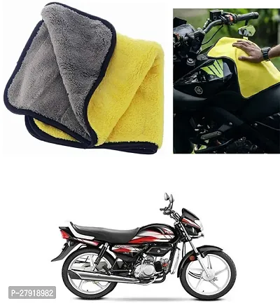 Stylish Bike Cleaning Cloth For Hero MotoCorp HF Deluxe-thumb0