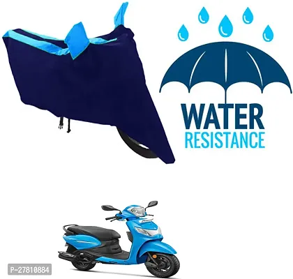 Classic Bike Body Cover Blue For Hero MotoCorp Pleasure Plus