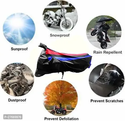 Water Resistant Polyester Bike Cover For Honda Shine-thumb4