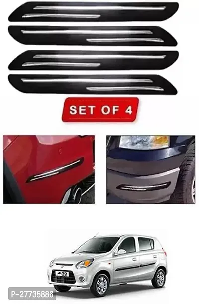 Protective Silicone Car Bumper Protector Guard For Maruti Suzuki Alto 800-Pack Of 4