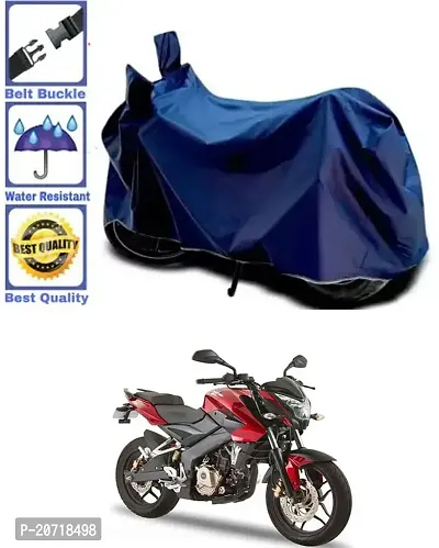 RONISH Waterproof Bike Cover/Two Wheeler Cover/Motorcycle Cover (Navy Blue) For Bajaj Pulsar 180NS