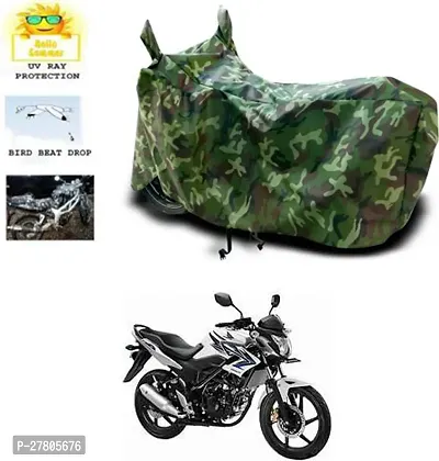 Designer Bike Body Cover Jungle Green For Honda Cb Trigger