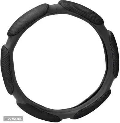 Car Steering Cover Black 6G Skidproof For Maruti Suzuki Baleno-thumb3