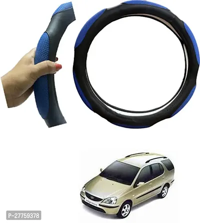 Car Steering Cover Blue 6G Heat Resistant For Tata Indigo Marina-thumb0