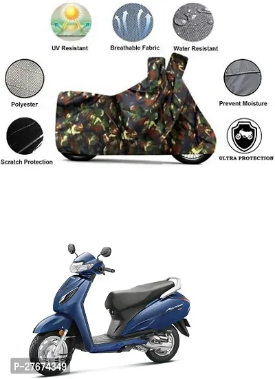 Dust and Water Resistant  Polyester Honda Activa 6G Bike Cover-thumb0