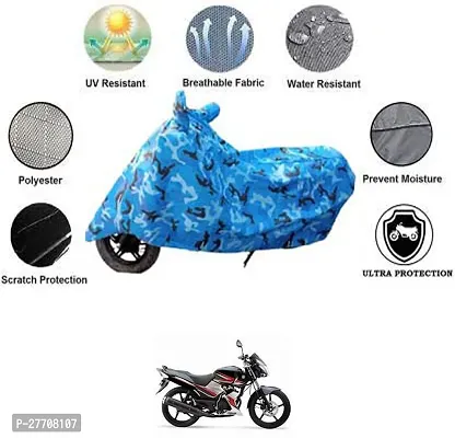 Yamaha SS 125 1 Pcs Sky Print Bike Body Cover-thumb0