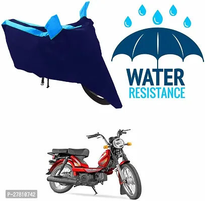 Classic Bike Body Cover Blue For TVS XL 100