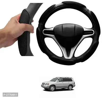 Car Steering Cover Black 6G Skidproof For Toyota Highlander