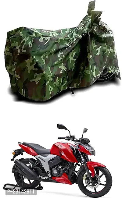 RONISH Dust Proof Two Wheeler Cover (Multicolor) For TVS Apache RTR 160 4V_a11